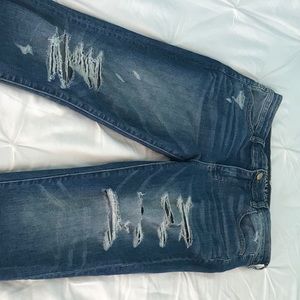 American Eagle Outfitters jeans high rise Jegging women size 12 long